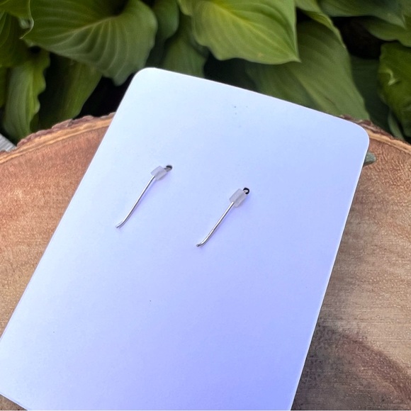 Teardrop Twist Interlocking Mobile Chain 925 Sterling Silver Dangle Earrings - Picture 2 of 5